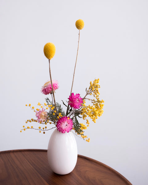 Dried Floral Mini Bud Vase Arrangement