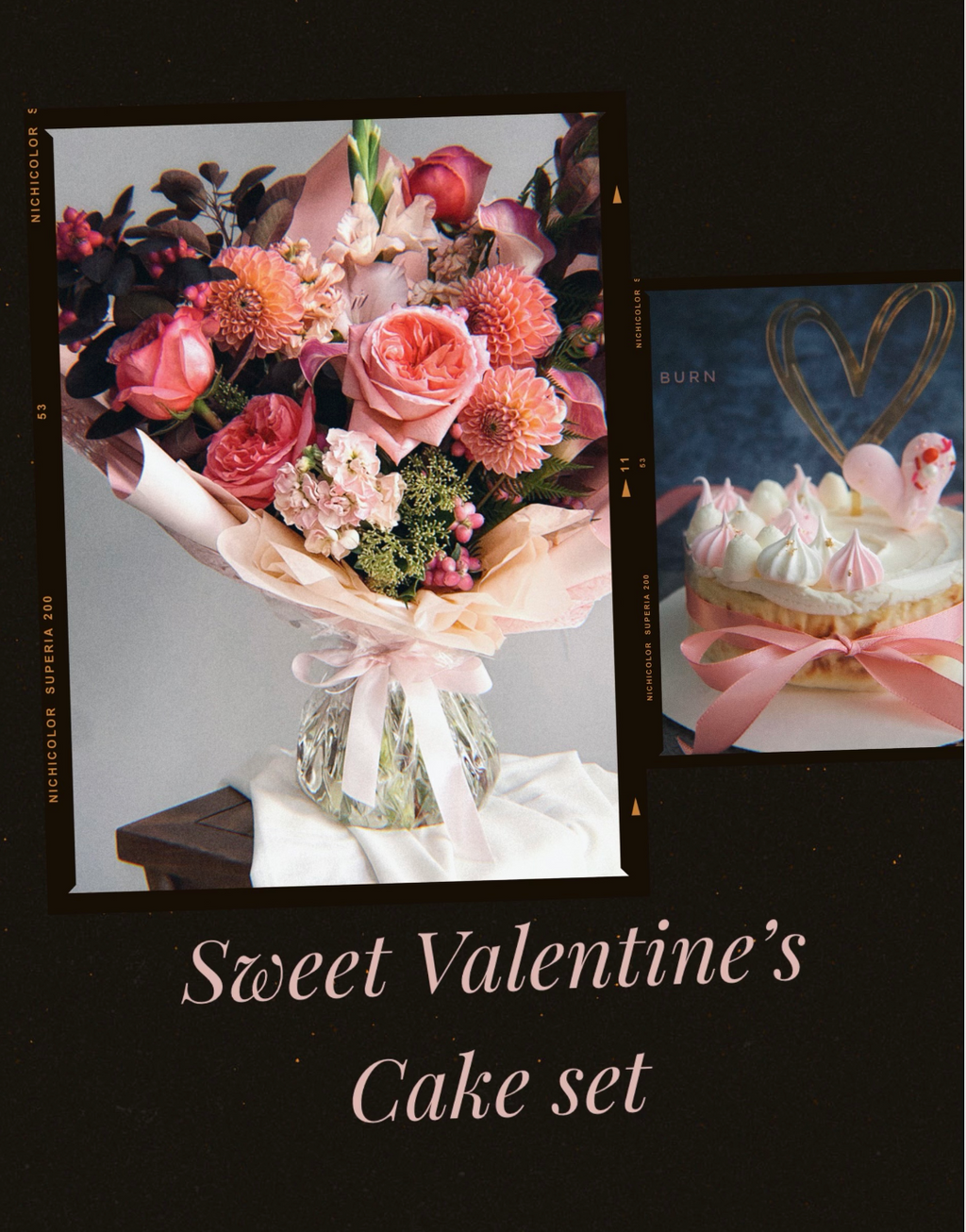 Sweet Valentine's Cake Set