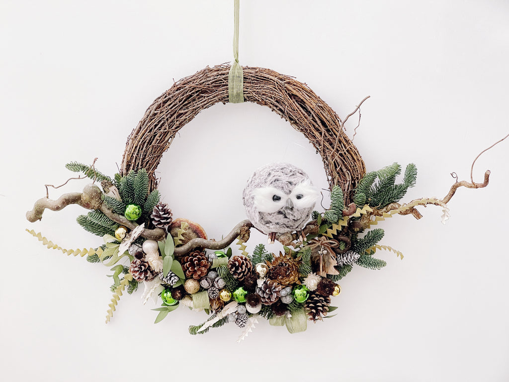Wreath with Owl