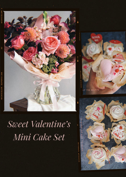 Sweet Valentine's Mini Cake Set